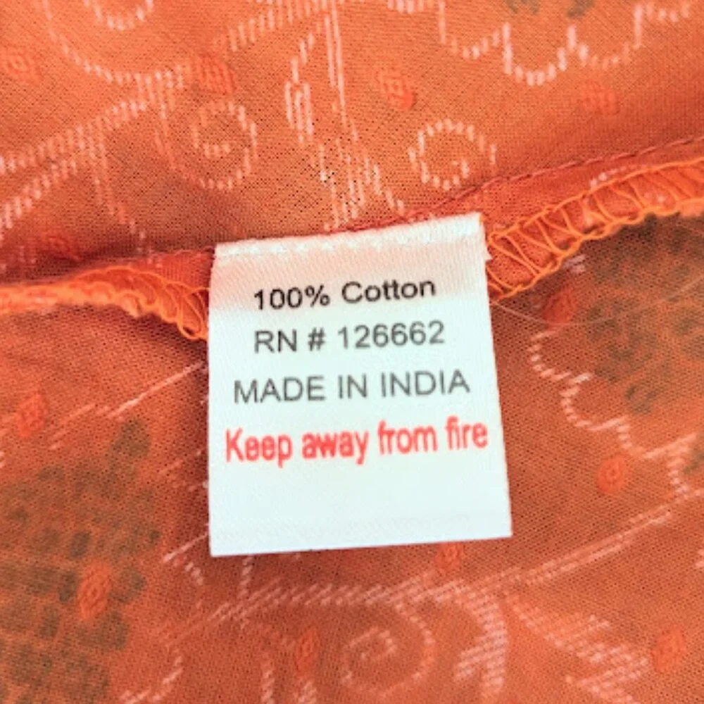Backwoods 100% Cotton V-Neck Sleevless Tie Waist Cotton Sun Dress - Picture 14 of 15
